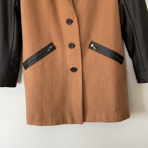 ASOS Camel Wool Blazer Jacket - Picture 3 of 13